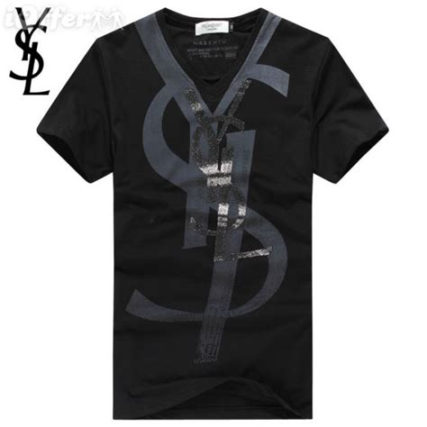 men ysl t shirt|YSL men's short sleeve shirt.